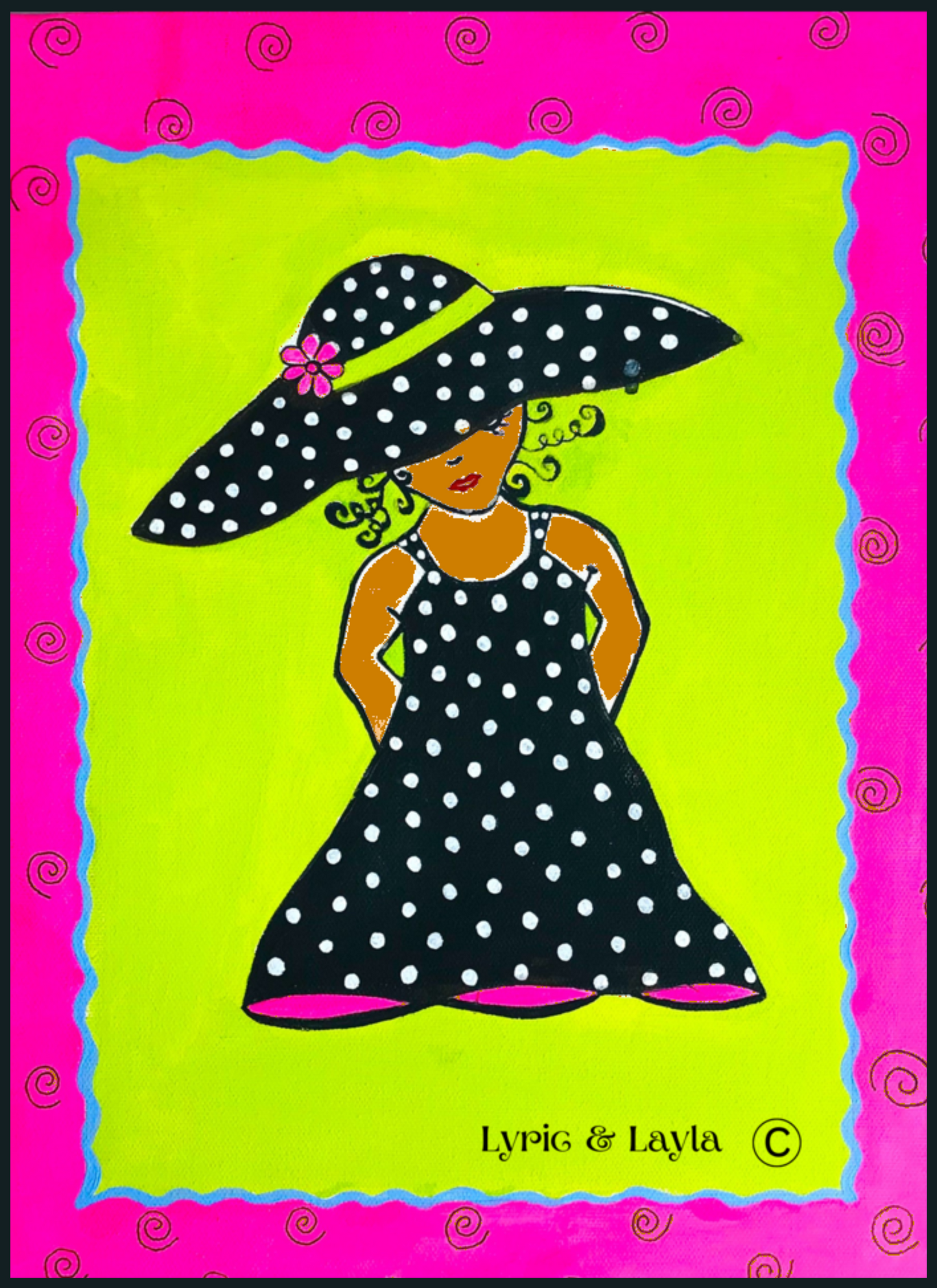 Bonita Chica 12x16 Canvas