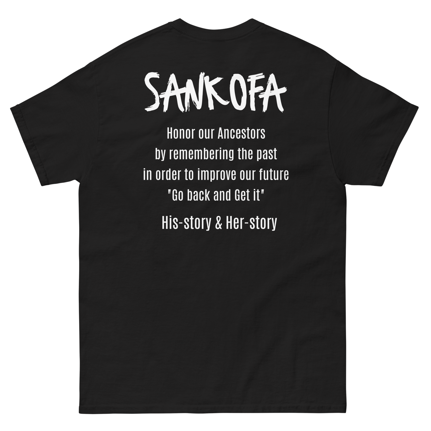 Sankofa heart Unisex classic tee