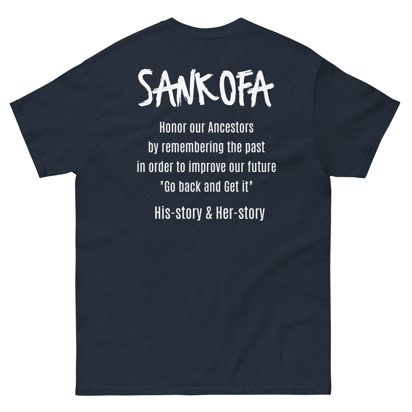 Sankofa heart Unisex classic tee