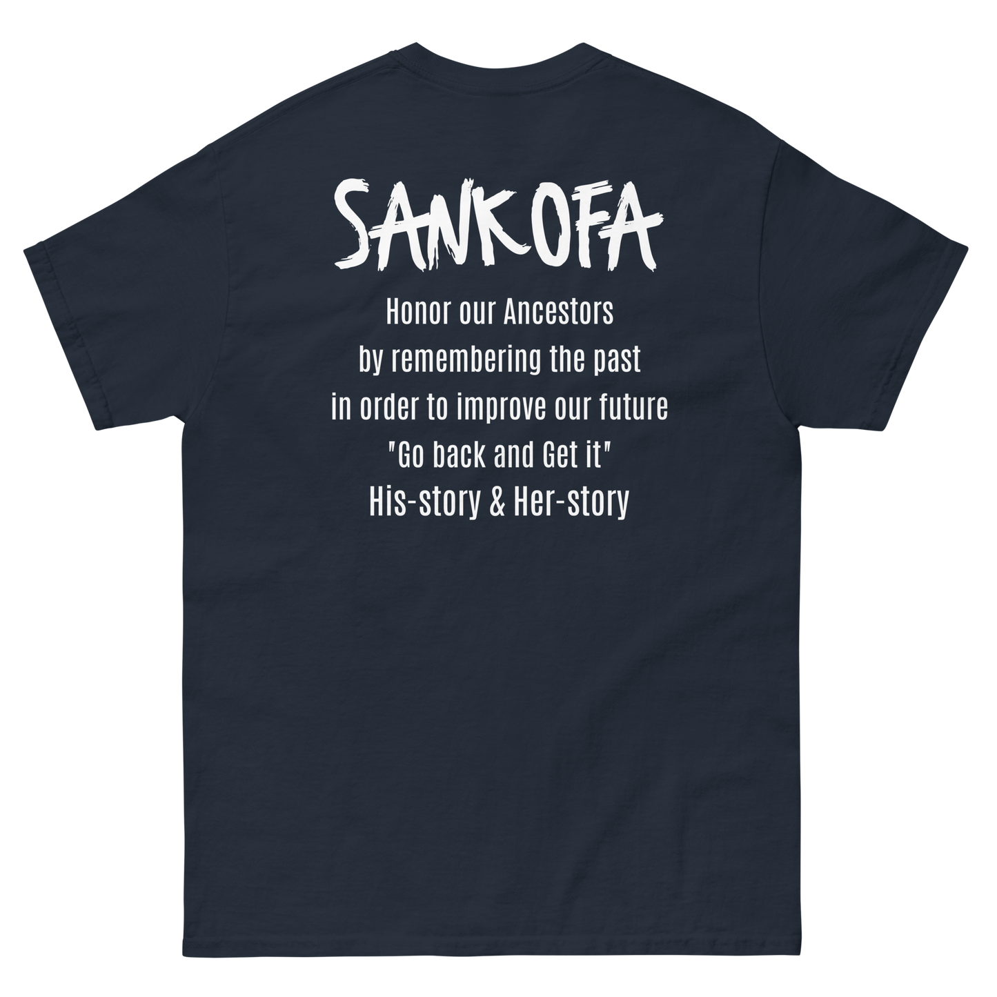 Sankofa Heart Unisex tee