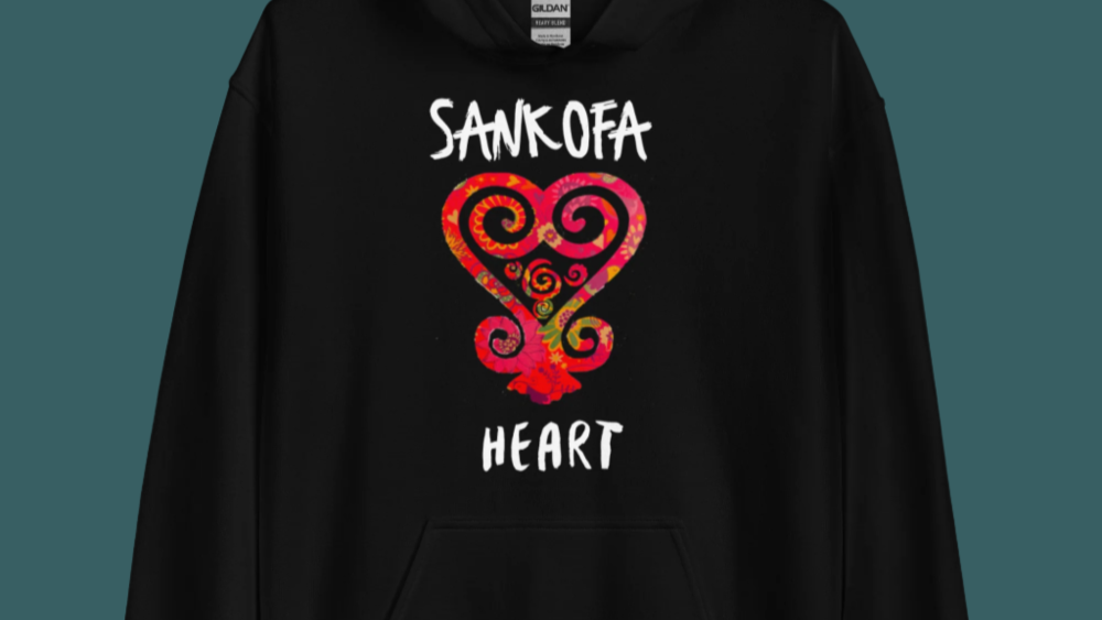 Sankofa Heart Unisex Hoodie
