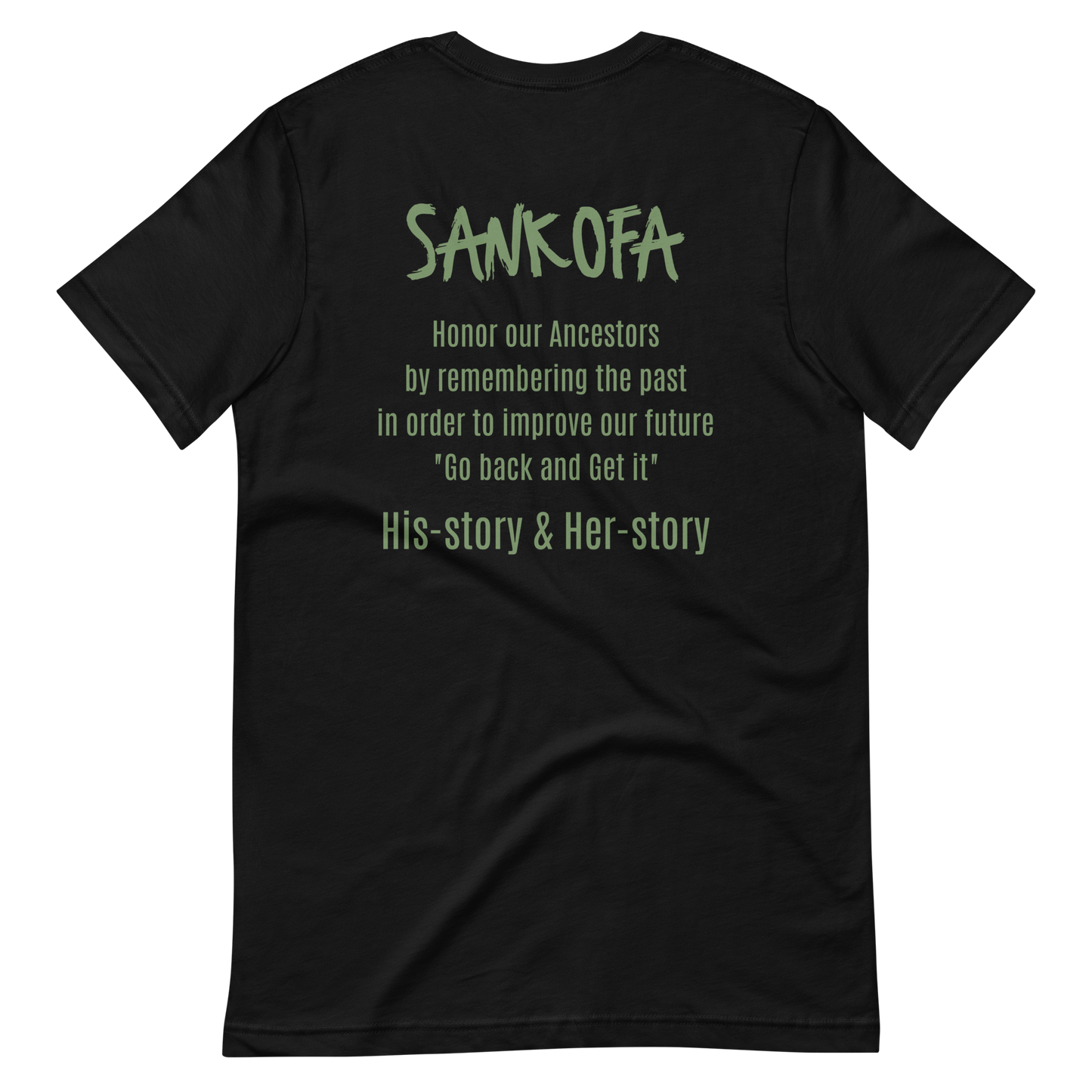 Sankofa Heart Unisex t-shirt