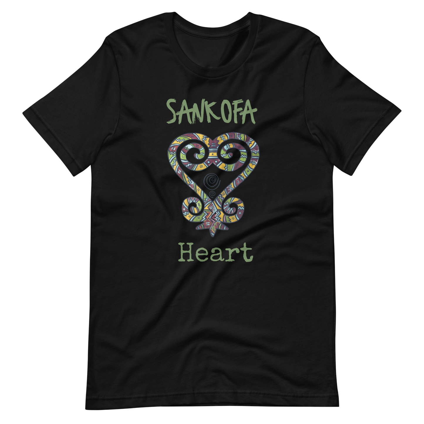 Sankofa Heart Unisex t-shirt