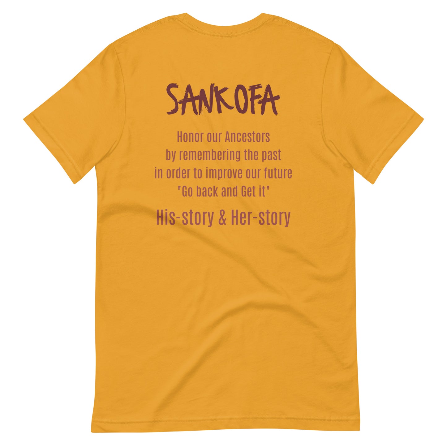 Sankofa Heart Unisex t-shirt