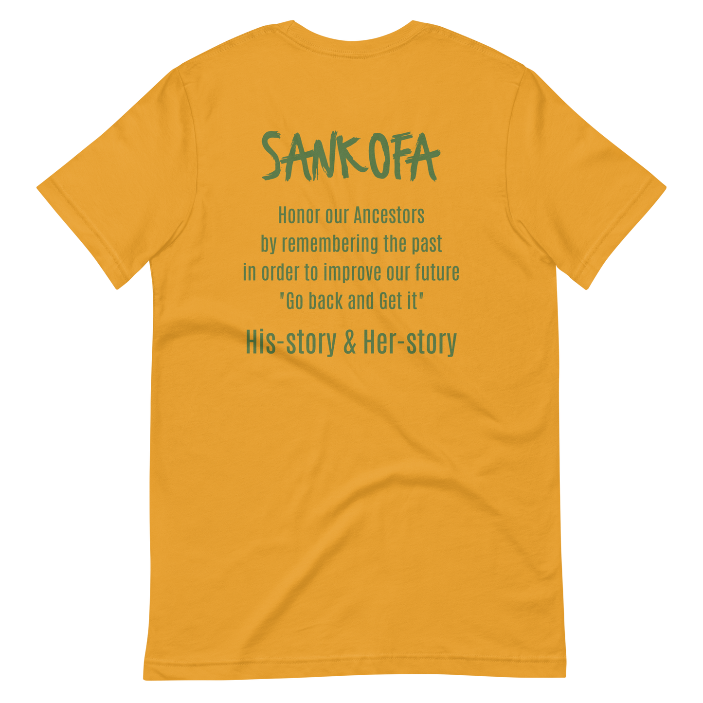 Sankofa Heart Unisex t-shirt