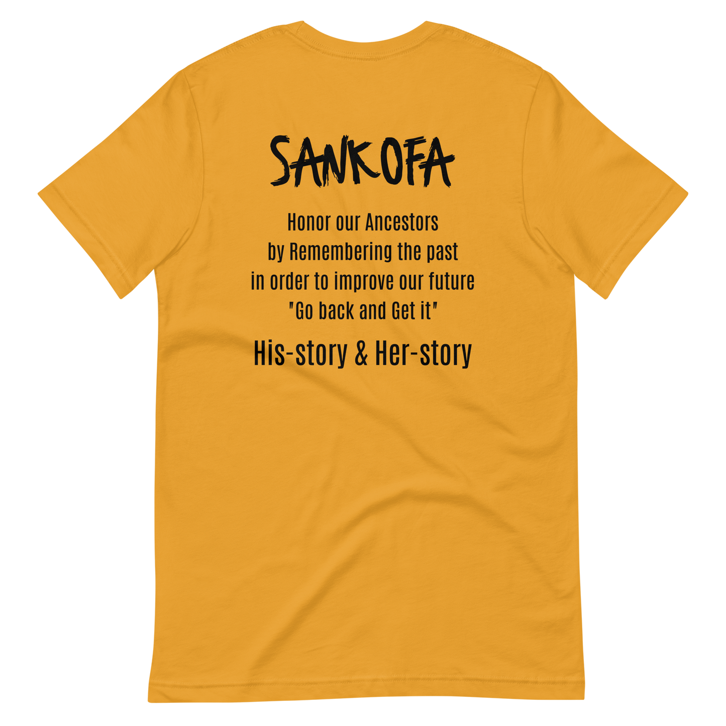 Sankofa Bird Unisex t-shirt