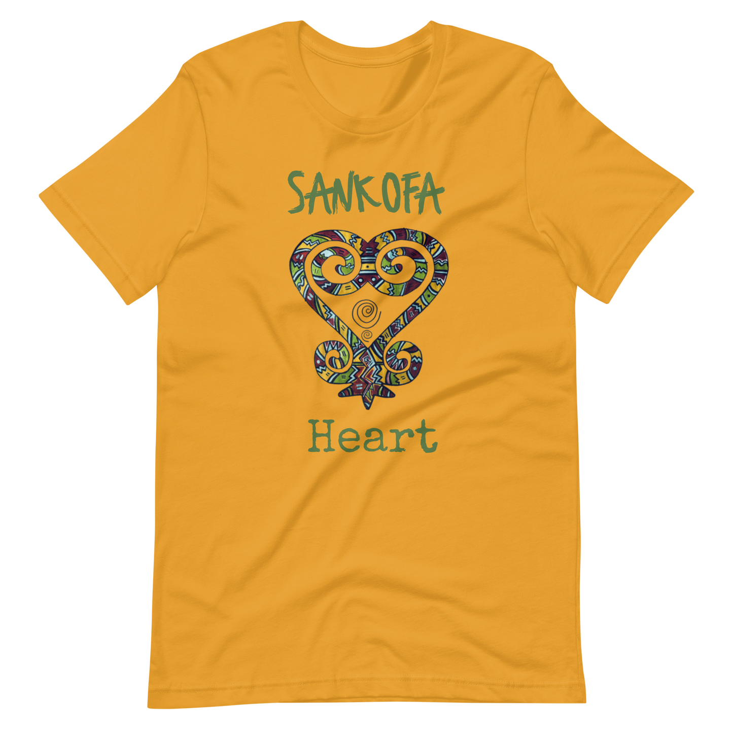 Sankofa Heart Unisex t-shirt