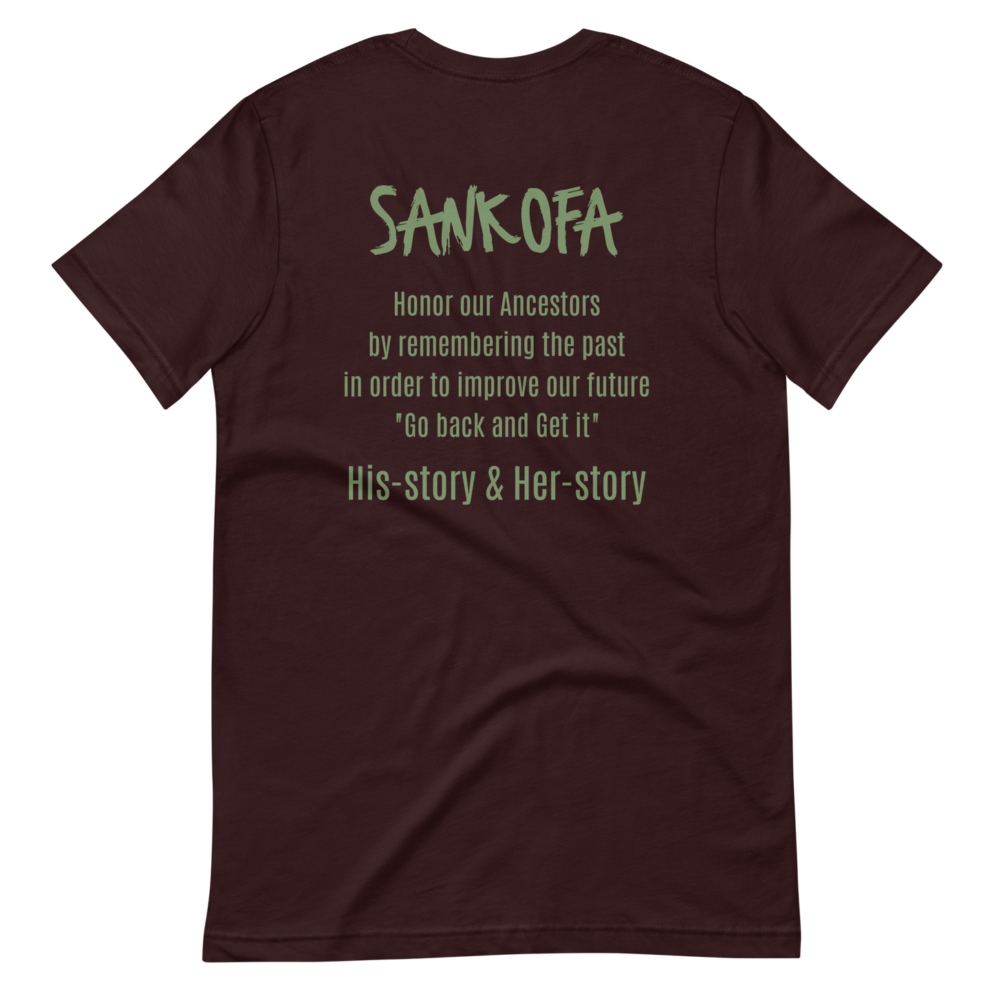 Sankofa Heart Unisex t-shirt