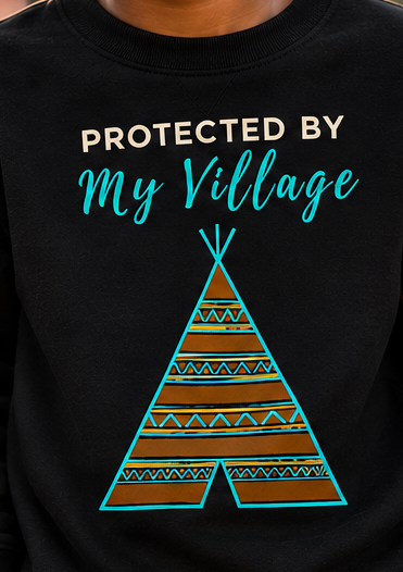 Protected by my village. Toddler Short Sleeve Tee