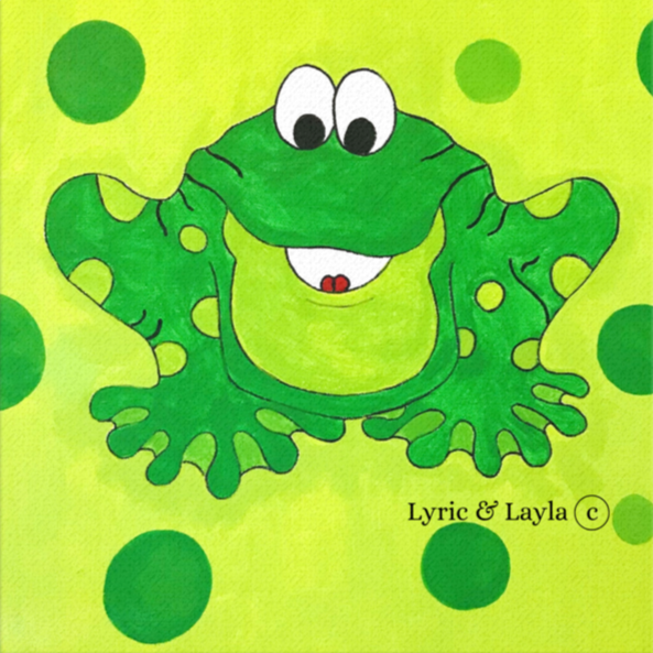 My froggy 16x16 Canvas