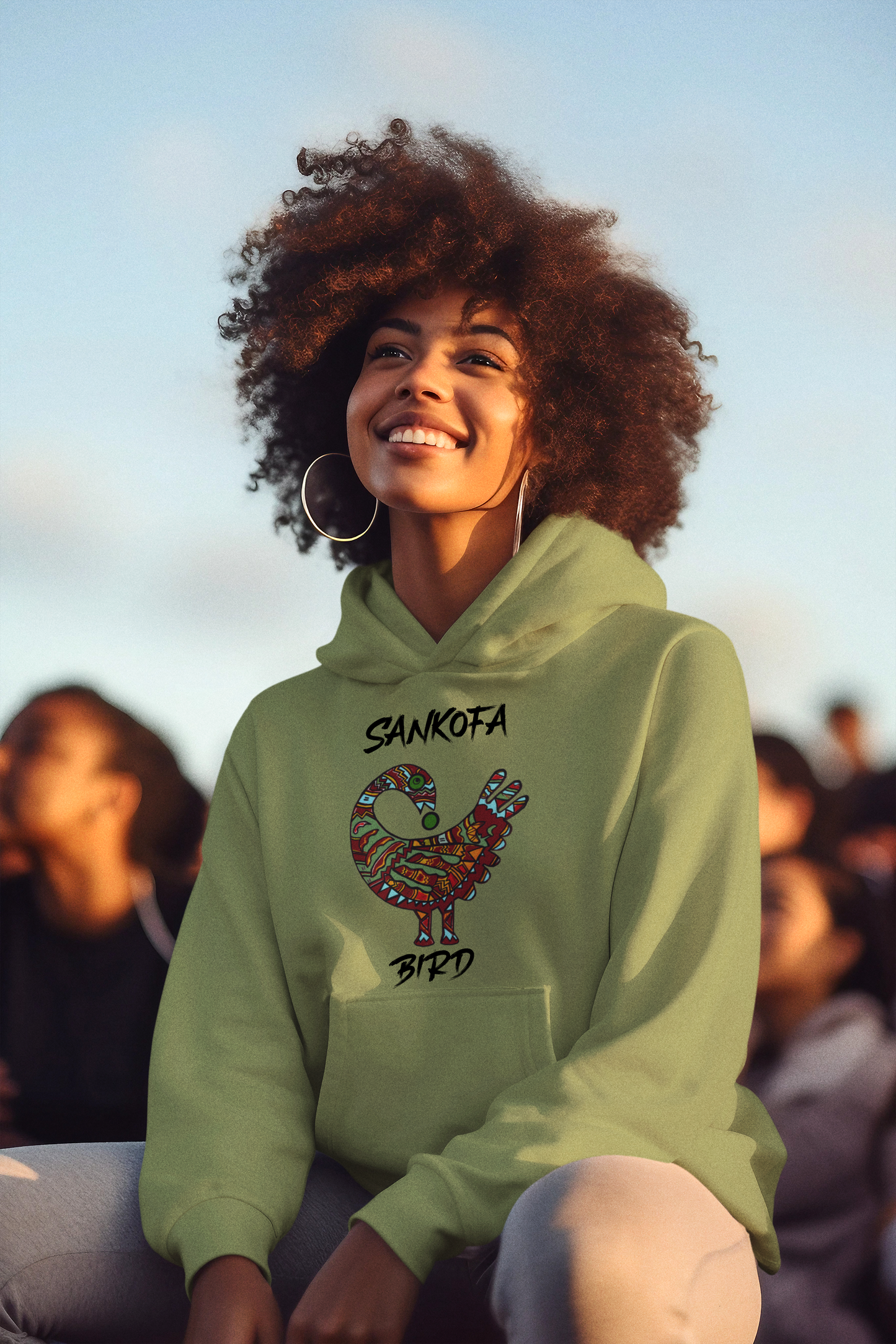 Sankofa Bird Unisex Hoodie