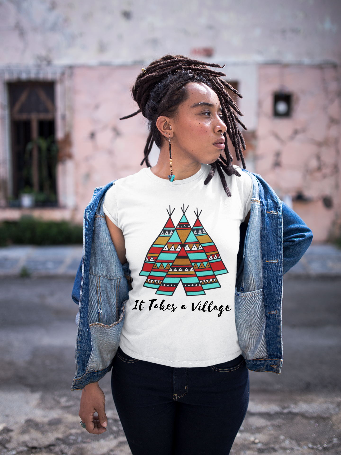 (It Takes a Village) Unisex t-shirt