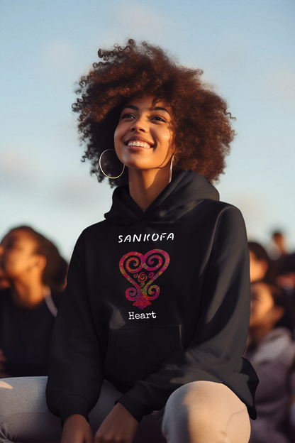 Sankofa Heart Unisex Hoodie