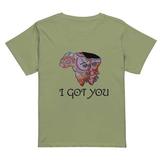 Women’s high-waisted t-shirt