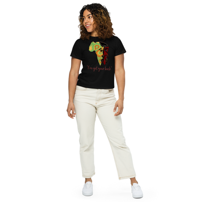 Women’s high-waisted t-shirt