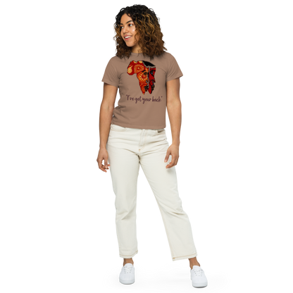 Women’s high-waisted t-shirt