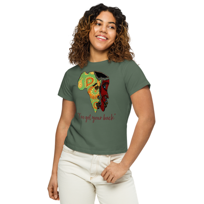 Women’s high-waisted t-shirt
