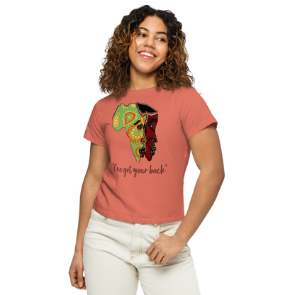 Women’s high-waisted t-shirt