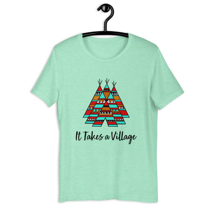 Short-sleeve unisex t-shirt    (It Takes a Village)