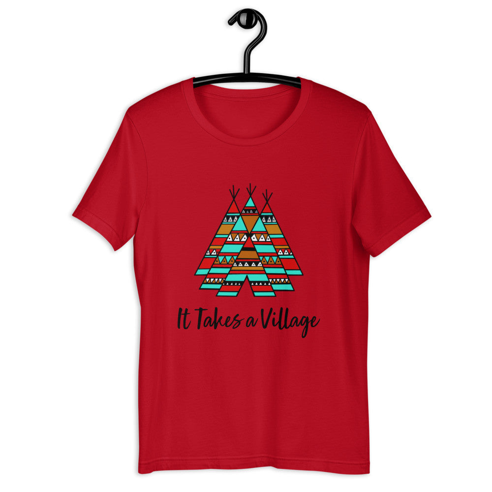 Short-sleeve unisex t-shirt    (It Takes a Village)